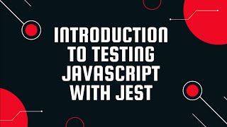 Introduction to Unit Testing Using Jest with the Arrange Act Assert Pattern [upl. by Marthe]