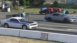 Hellcat vs Drag Pack Challenger  drag racing [upl. by Al]