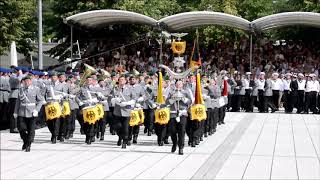 Königgrätzer Marsch  Hohenfriedberger Marsch  Gelöbnis 20 Juli 2019 [upl. by Rodoeht]