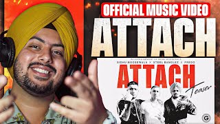 Reaction on Attach Music Video Sidhu Moose Wala  Steel Banglez ft Fredo [upl. by Graeme]