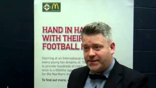 Stephen Lynch  Irish FA McDonalds Coach of the Year 2013 [upl. by Alletsyrc]