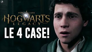 HOGWARTS LEGACY GAMEPLAY DELLE 4 CASE GRIFONDORO SERPEVERDE CORVONERO TASSOROSSO [upl. by Ezalb]