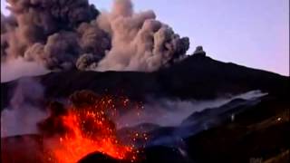 Volcano Etna Sicily Eruption 2002 [upl. by Rukna]