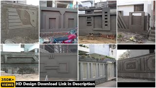 Modern Letest Boundary Wall Design 2023  Top Beautiful Outer Boundary Wall Design [upl. by Vina193]