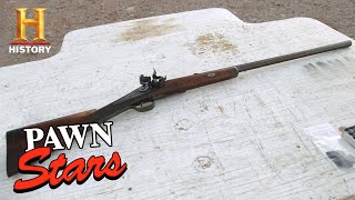 Pawn Stars Extremely Expensive OneofaKind Rifle Season 16  History [upl. by Creight]