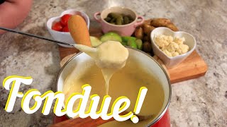 WHAT IS FONDUE How to Make Cheese Fondue at Home [upl. by Aker]