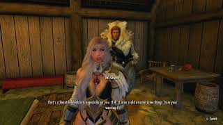 Skyrim xb1 Val Serano Romance About Dibella Amulet ❤️🤭 [upl. by Ased]