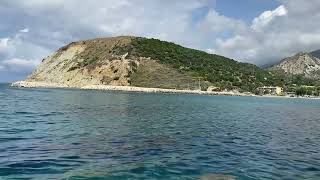 Finally swam out onto the rock past Katelios beach Kefalonia Greece 🇬🇷 [upl. by Ertnod919]