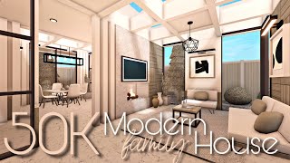 BLOXBURG 50K MODERN FAMILY HOUSE  NOGAMEPASS [upl. by Morty80]