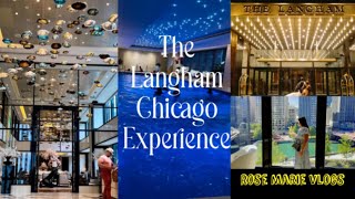 Amazing Stay At The Langham Hotel Chicago Part 1 [upl. by Lokim748]