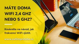 Jak zjistit frekvenci vaší WiFi sítě [upl. by Tnerual362]