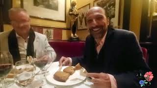 Nay Lwin and Nassim Haramein try quotWelsh Rarebitquot for the first time at Rules Restaurant [upl. by Loftus868]