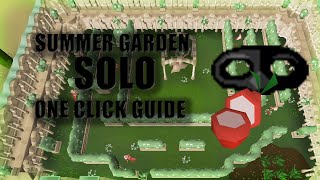 SUMMER GARDEN SOLO ONE CLICK GUIDE FASTEST SUMMER SQIRK FOR LEAGUES OSRS [upl. by Nnairrek907]