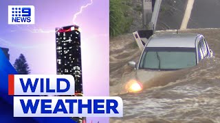 Flooding emergency hits SouthEast Queensland  9 News Australia [upl. by Suez]