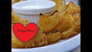 FRIED BLOOMING ONION PETALS AIR FRYER [upl. by Xxam]