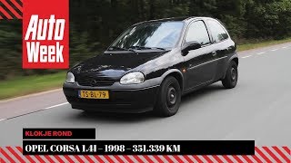 Opel Corsa 14i – 1998 – 351339 km  Klokje Rond [upl. by Lorenz591]