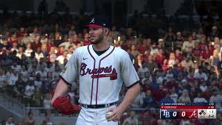 MLB The Show 24  Tampa Bay Rays vs Atlanta Braves [upl. by Hutt]