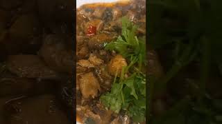 Spicy pork and mushroom food cooking streetfood yummy recipe youtube short how howto fyp [upl. by Tiraj]