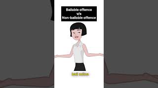 Bailable vs Nonbailable offence legalknowledge legalfacts law [upl. by Yracaz]