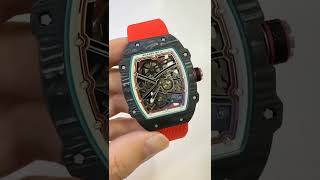 Top RM6702 Italy Edition Automatic Movement Carbon Fiber Case 78mm Thickness watch richardmille [upl. by Gherlein]