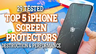 I Tested amp Broke 1500 worth of iPhone Screen Protectors Top Picks Revealed [upl. by Eaner]