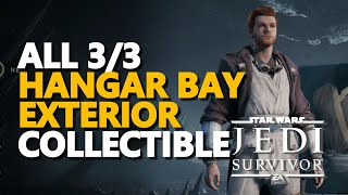 All Hangar Bay Exterior Collectibles Star Wars Jedi Survivor 100 [upl. by Adlecirg3]