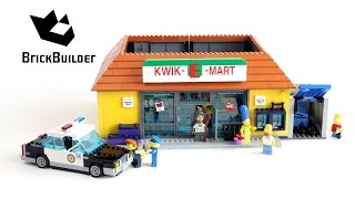 Lego Simpsons 71016 The KwikEMart  Lego Speed Build [upl. by Katie]