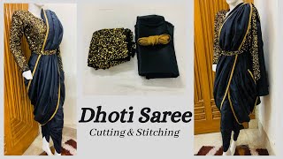 Dhoti Saree cutting amp stitching [upl. by Corliss26]