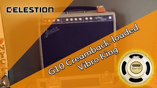 Celestion G10 Creambacks loaded in a Fender Vibro King [upl. by Claudette]