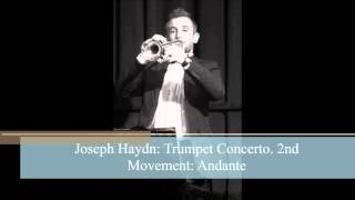 Joseph Haydn Trumpet Concerto 2nd Movement Andante [upl. by Su]