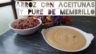 RECETAS NAVIDEÑAS Arroz con aceitunas y Puré de membrillo [upl. by Lawler943]