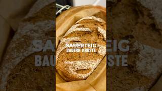 Einfaches und Knuspriges Sauerteig Brot Sauerteig Bauern Kruste Brot Rezept brotbacken [upl. by Anawit]