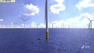 Dogger Bank Wind Farm visualisation [upl. by Eelloh]