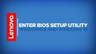 How To  Enter The BIOS Setup Utility In Windows 8 And Windows 10 [upl. by Apur]