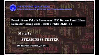 Praktikum Psikologi  Steadiness Tester [upl. by Brina]