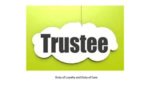 The Trustee and Fiduciary Duties default [upl. by Scully]