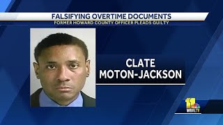 Former Howard County police officer pleaded guilty to falsifying overtime documents [upl. by Musa]