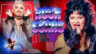 Sensational ROCK STARS Smashing the Blind Auditions of The Voice [upl. by Anital681]