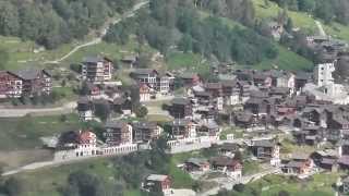 Blick auf Hérémence im Val d´Hérens Wallis Valais Schweiz Switzerland [upl. by Hagile]