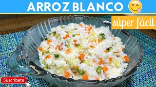 Arroz blanco receta básica  Cocina de Addy [upl. by Daeriam578]