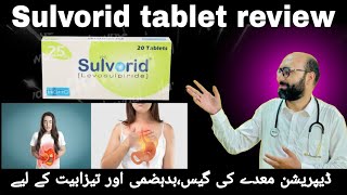 Sulvorid Levosulpride tablet usesto treat dyspepsiaheartburn and depression [upl. by Joane581]