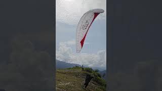 Paragliding in kotabagh Uttarakhand India subscribe paraglidinglove mountains paraglidinglife [upl. by Luapnaej889]