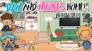 Toca Life World  Dan amp Nicoles Home Build Video 🔨  Toca Boca [upl. by Truman745]