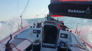 Dehler 30 OD Move On Up  With Max and Lorry 14 to 16 Knots 22 [upl. by Anahsar]