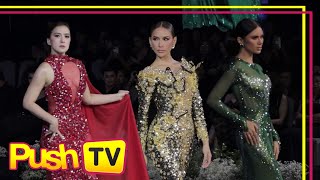 Ara Mina Samantha Bernardo Gazini Ganados walk the runway in Leo Almodal designs  PUSH TV [upl. by Orna]