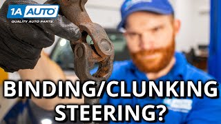 Steering Feels amp Sounds Clunky How to Diagnose the Steering Shaft Joints [upl. by Kohcztiy]