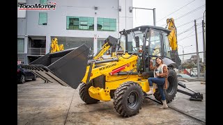 Retroexcavadora New Holland B80C en Perú [upl. by Esme]