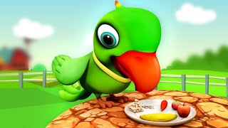 Main Tota Main Tota मैं तोता मैं तोता Cartoon Videos and Hindi Nursery Rhymes for Kids [upl. by Graybill]