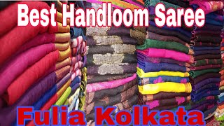 Handloom Sarees Manufacturers Achal Saree Centre Fulia Kolkata Best Handloom Cotton Linen Tangail [upl. by Ennaeus]