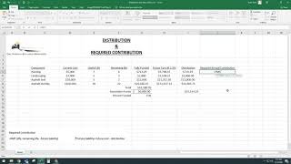 Reserve Study Calculations 2 Distribution and Required Contribution [upl. by Ttenna]